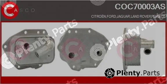 Casco COC70003AS — Oil Cooler, engine oil