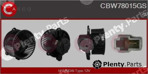 Casco CBW78015GS — Interior Blower