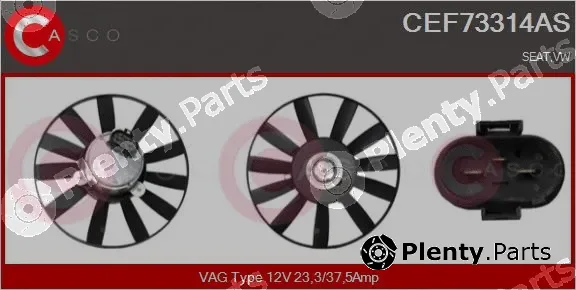 Casco CEF73314AS — Fan, engine cooling