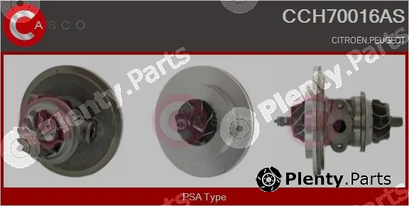 Casco CCH70016AS — Core assembly, turbocharger