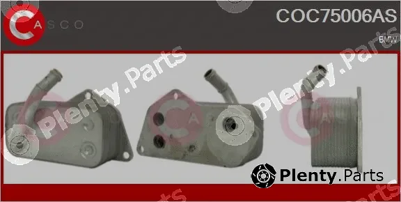 Casco COC75006AS — Oil Cooler, engine oil