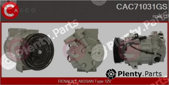 Casco CAC71031GS — Compressor, air conditioning