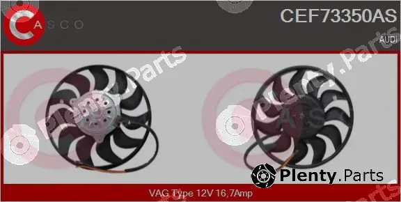 Casco CEF73350AS — Fan, engine cooling