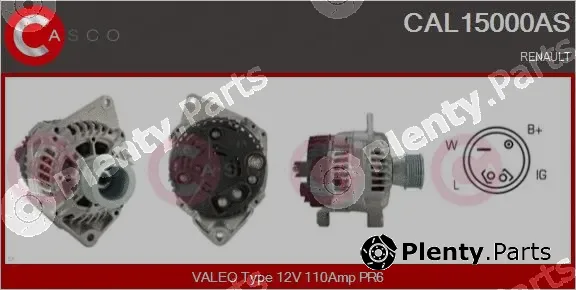 Casco CAL15000AS — Alternator
