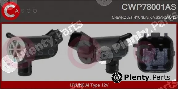 Casco CWP78001AS — Washer Fluid Pump, window cleaning