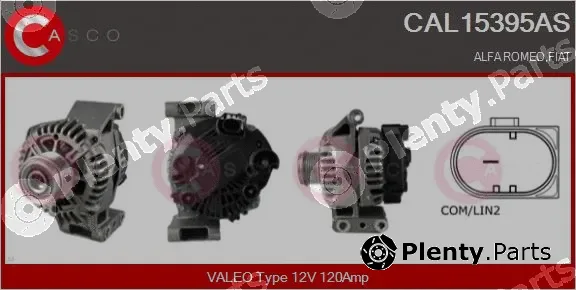 Casco CAL15395AS — Alternator