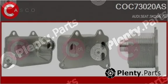 Casco COC73020AS — Oil Cooler, engine oil