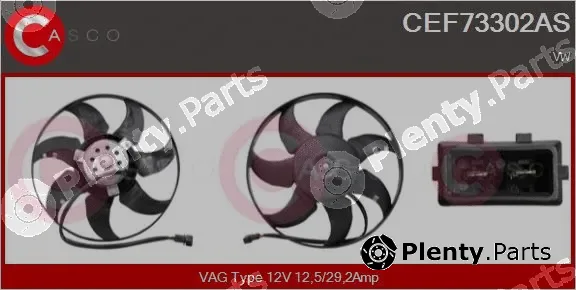 Casco CEF73302AS — Fan, engine cooling