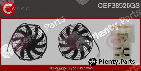 Casco CEF38526GS — Electric Motor, radiator fan