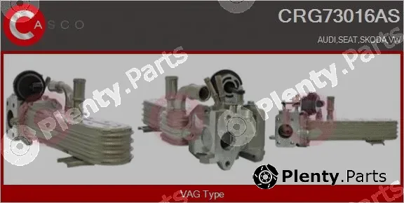 Casco CRG73016AS — Cooler, exhaust gas recirculation