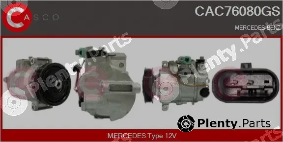 Casco CAC76080GS — Compressor, air conditioning