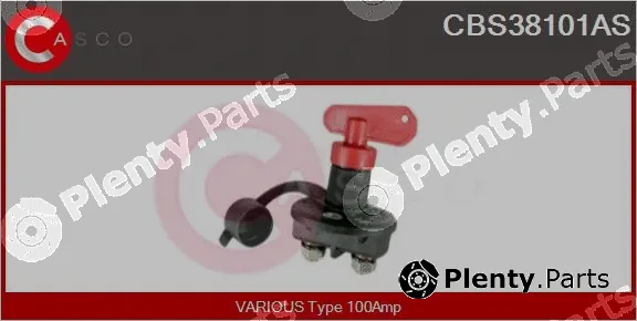 Casco CBS38101AS — Main Switch, battery