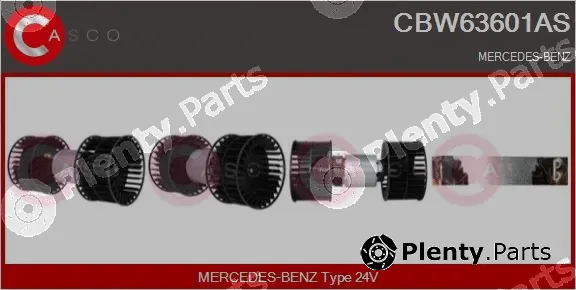 Casco CBW63601AS — Interior Blower