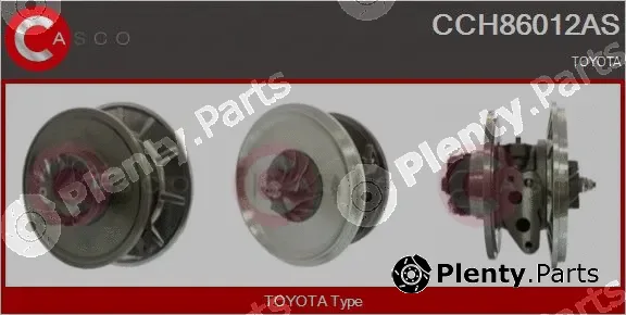 Casco CCH86012AS — Core assembly, turbocharger