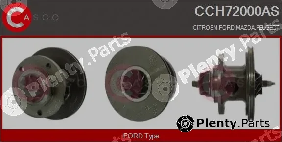Casco CCH72000AS — Core assembly, turbocharger