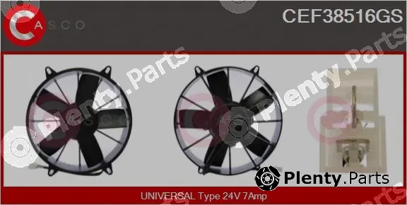 Casco CEF38516GS — Electric Motor, radiator fan