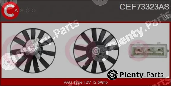 Casco CEF73323AS — Fan, engine cooling