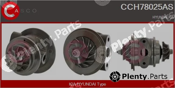 Casco CCH78025AS — Core assembly, turbocharger