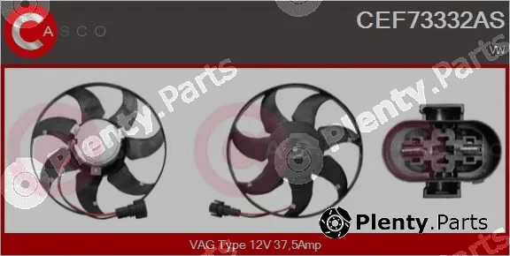 Casco CEF73332AS — Fan, engine cooling