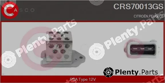 Casco CRS70013GS — Series resistor, electric motor (radiator fan)