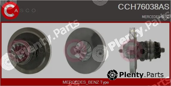 Casco CCH76038AS — Core assembly, turbocharger
