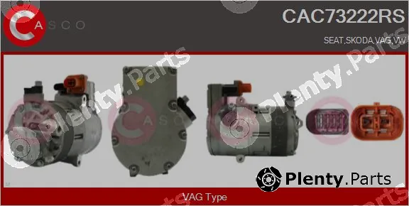Casco CAC73222RS — Compressor, air conditioning