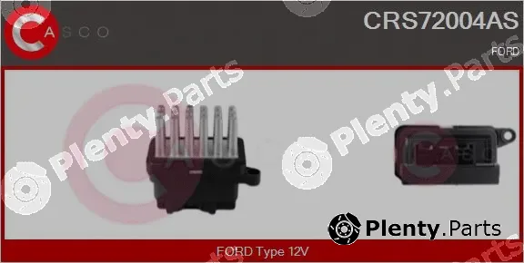 Casco CRS72004AS — Resistor, interior blower