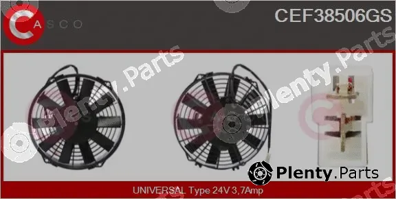 Casco CEF38506GS — Electric Motor, radiator fan
