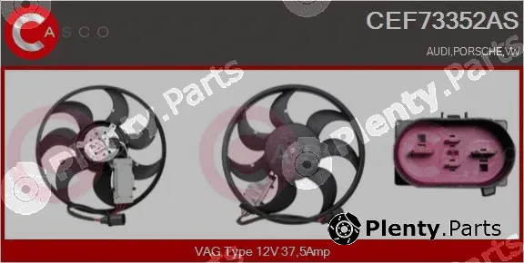 Casco CEF73352AS — Fan, engine cooling