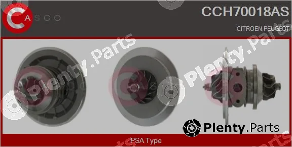 Casco CCH70018AS — Core assembly, turbocharger