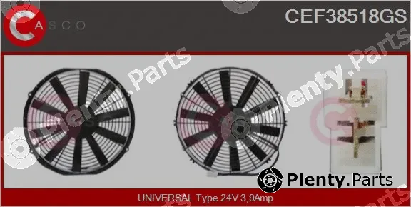 Casco CEF38518GS — Electric Motor, radiator fan