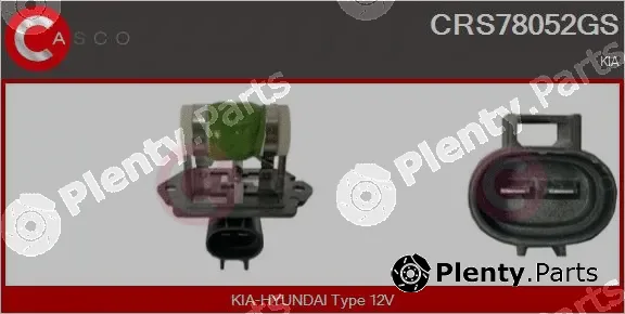 Casco CRS78052GS — Series resistor, electric motor (radiator fan)