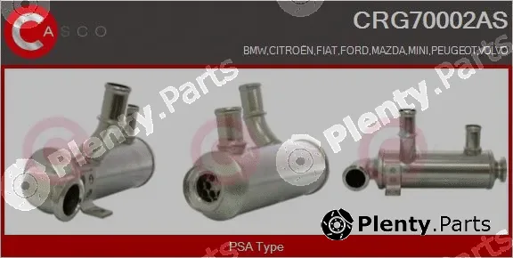 Casco CRG70002AS — Cooler, exhaust gas recirculation