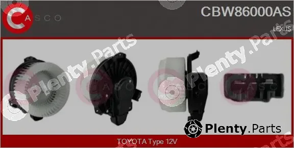 Casco CBW86000AS — Interior Blower