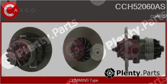 Casco CCH52060AS — Core assembly, turbocharger