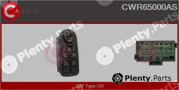 Casco CWR65000AS — Switch, window regulator