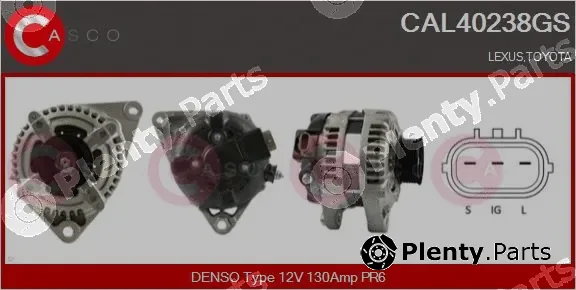 Casco CAL40238GS — Alternator