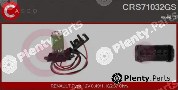 Casco CRS71032GS — Resistor, interior blower