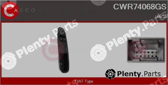 Casco CWR74068GS — Switch, window regulator