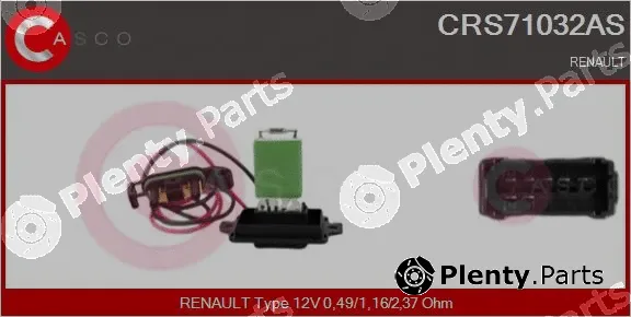 Casco CRS71032AS — Resistor, interior blower