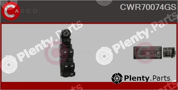 Casco CWR70074GS — Switch, window regulator