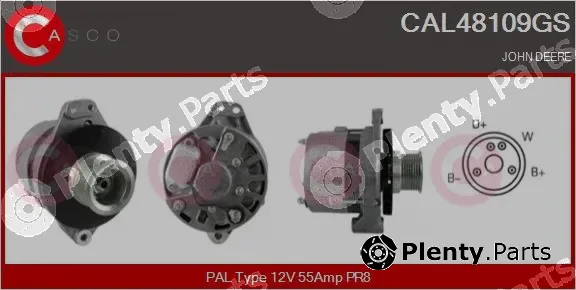 Casco CAL48109GS — Alternator