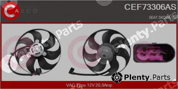 Casco CEF73306AS — Fan, engine cooling