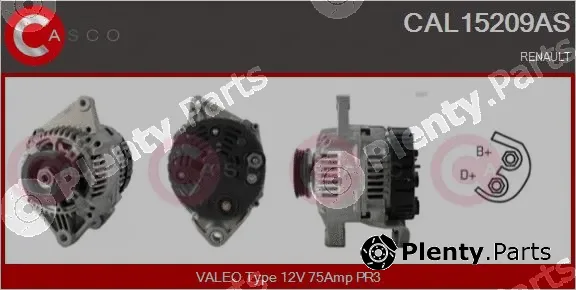 Casco CAL15209AS — Alternator