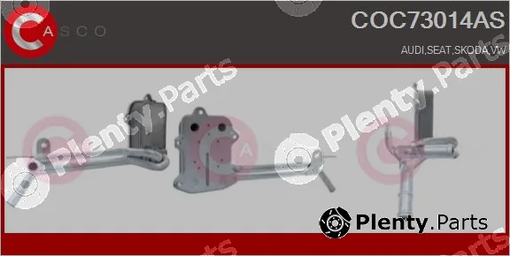 Casco COC73014AS — Oil Cooler, engine oil