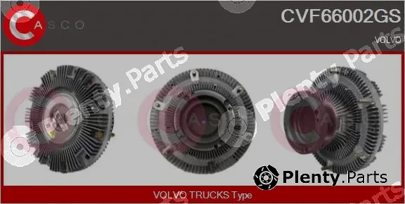 Casco CVF66002GS — Clutch, radiator fan