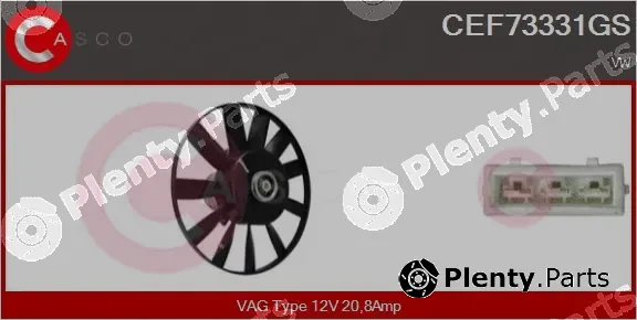 Casco CEF73331GS — Fan, engine cooling