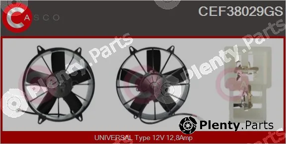 Casco CEF38029GS — Electric Motor, radiator fan