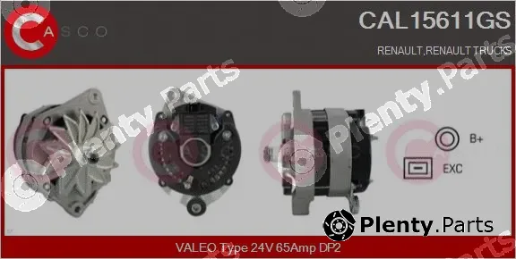 Casco CAL15611GS — Alternator