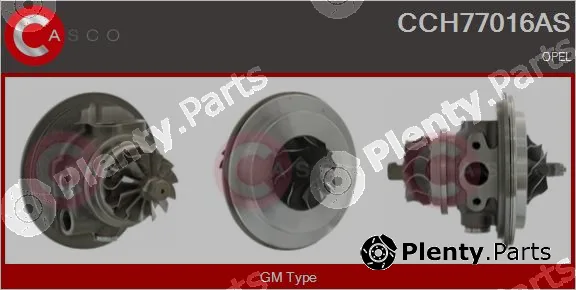 Casco CCH77016AS — Core assembly, turbocharger
